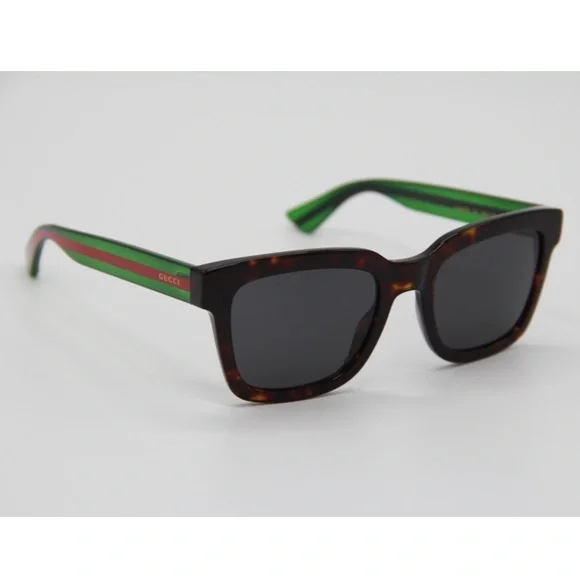 NEW GG0001SN 003 UNISEX SUNGLASSES GUCCI GG0001SN HAVANA GREEN - Picture 6 of 13